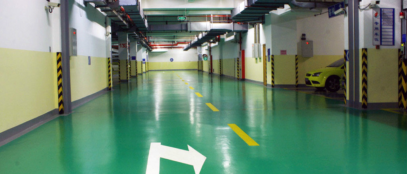 Parking lot floor